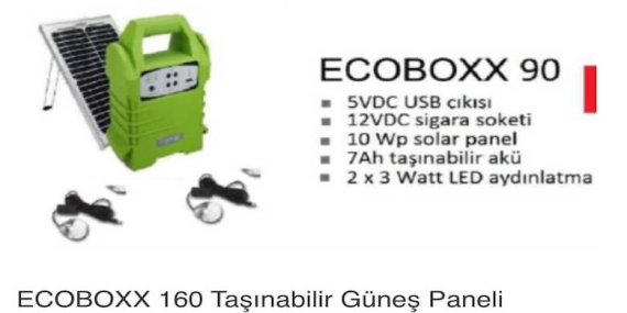 Taşınabilir Güneş Paneli